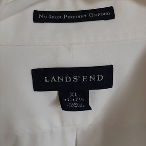 XL lands end dress shirt